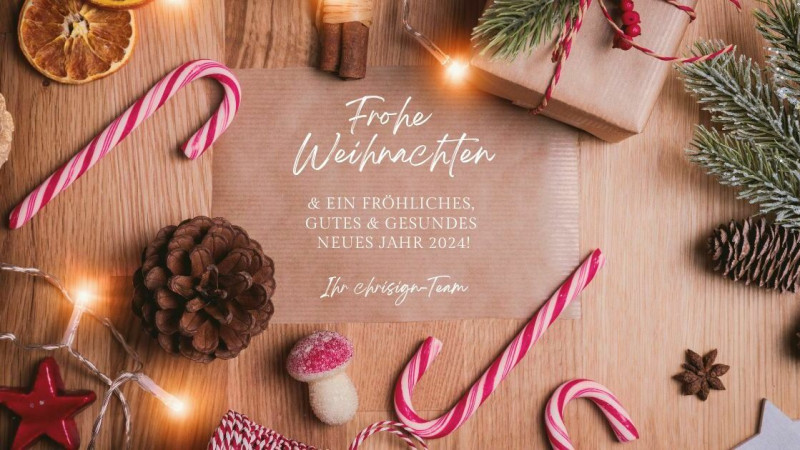 Frohe Weihnachten und gutes neues Jahr!