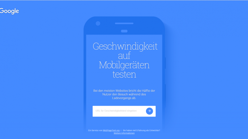 Google Mobile Speed