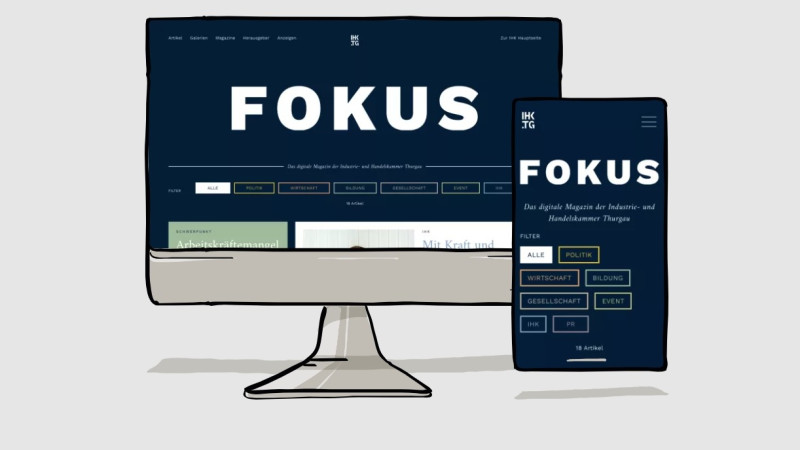 Pressebericht: IHK-Magazin «Fokus» neu auch digital