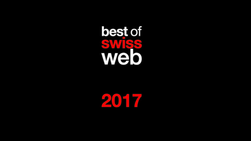 Best of Swiss Web Awards 2017