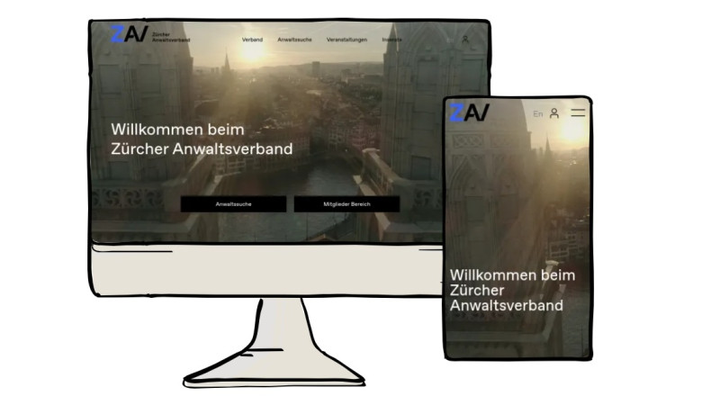 Neuer Webauftritt für den Zürcher Anwaltsverband