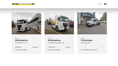 Fahrzeugmarkt Listenansicht