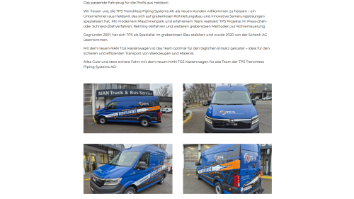 Kundenfahrzeuge Detailansicht