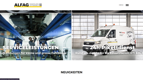 Alfag Startseite