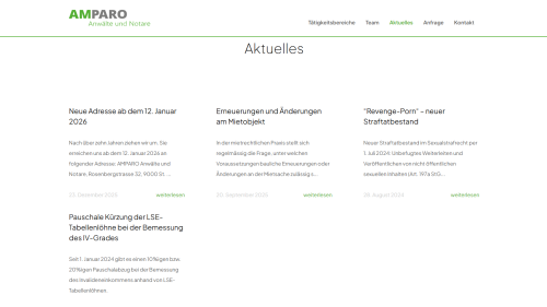 Aktuelles Listenansicht