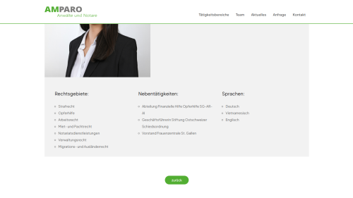 Team Detailansicht