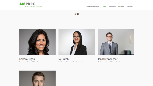 Team Listenansicht