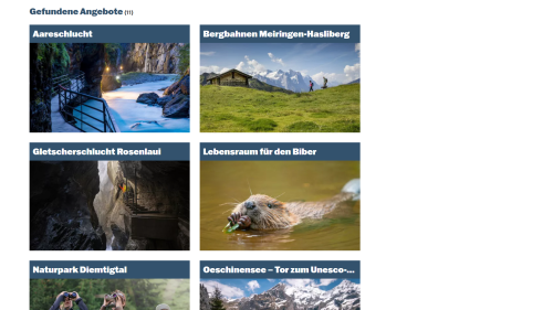 Angebote Listenansicht
