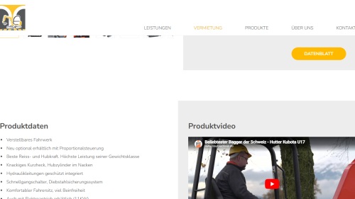 Produkt Detailseite