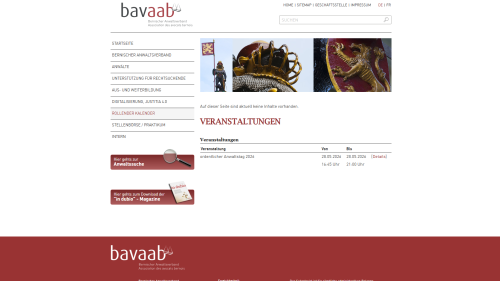 Veranstaltungen Listenansicht