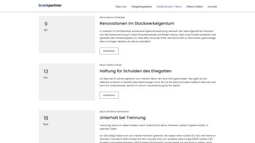 Publikationen Listenansicht