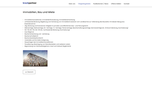 T&auml;tigkeitsgebiet Detailansicht