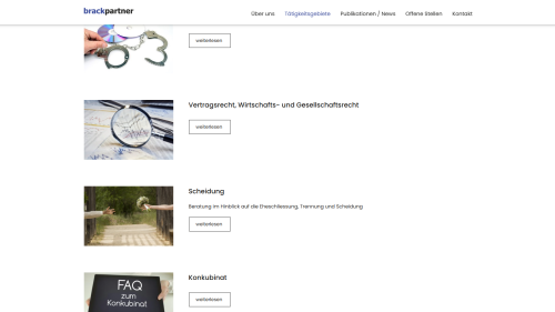 Taetigkeitsgebiet Listenansicht