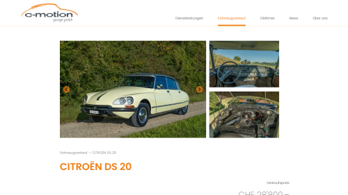 Fahrzeugverkauf Detailseite Galerie