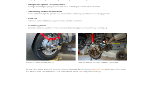 Dienstleistungen Detailansicht