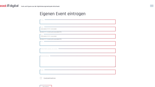 Event in die Agenda Eintragen
