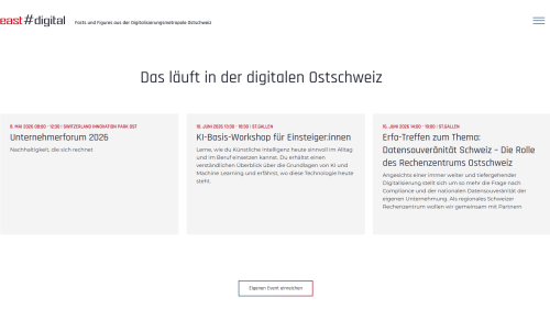 Agenda Listenansicht