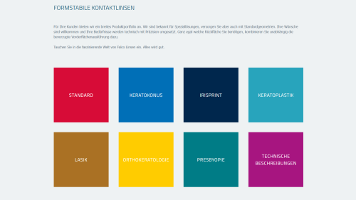 Formstabile Kontaktlinsen