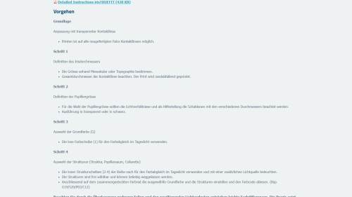 Produkt Irisprint