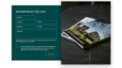 Immobilienverkauf Kontaktbereich