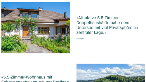 Referenzen Listenansicht