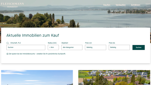 Immobilien Kaufen mit Suchfunktionen