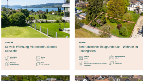 Immobilien kaufen Listenansicht