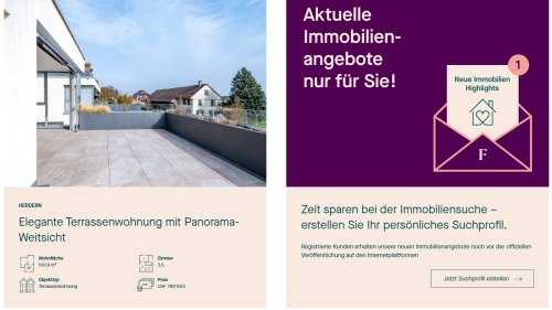 Immobilien kaufen Listenansicht