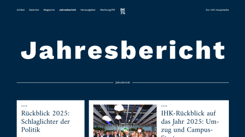 Jahresbericht Listenansicht