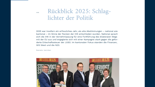 Jahresbericht Detailansicht