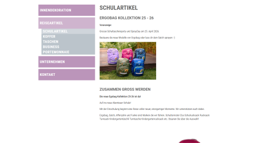 Reiseartikel | Schulartikel