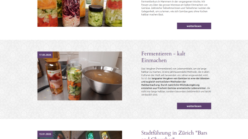 Esskultur Listenansicht
