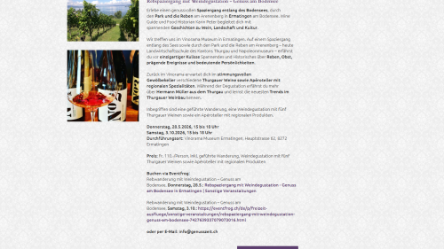 Gourmettouren Auflistung