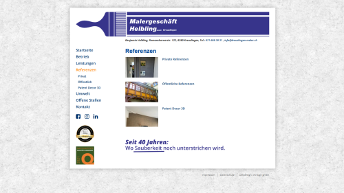Referenzen Listenansicht