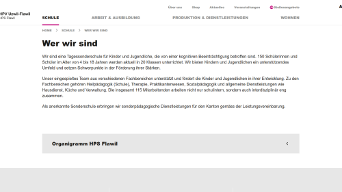 Schule Detailansicht