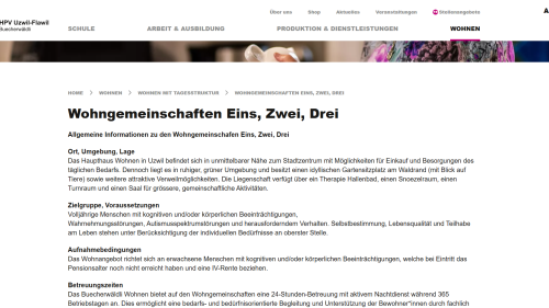 Wohnen Detailansicht