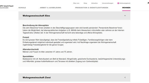 Wohnen Detailansicht
