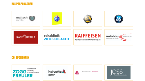 Charity Classic Detailansicht Sponsoren