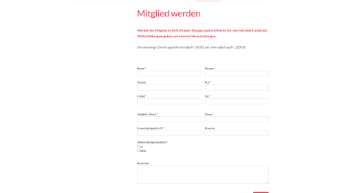 Organisation Mitglied werden