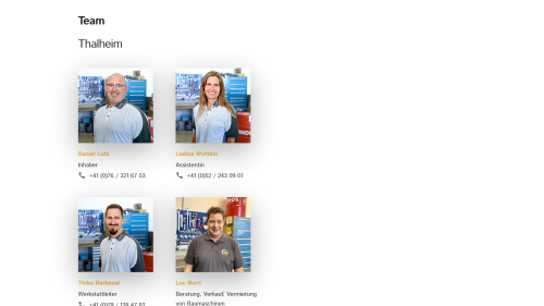 Team Seite