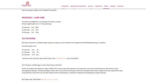 Preisliste