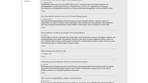 News Listenansicht