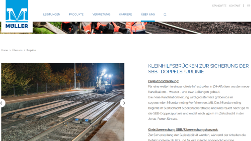 Projekte Detailansicht