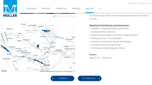 Projekte Detailansicht