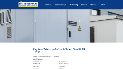 Vermietung Detailansicht