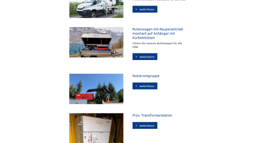 Vermietung Listenansicht