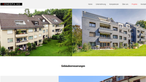 Projekt Kategorie Listenansicht