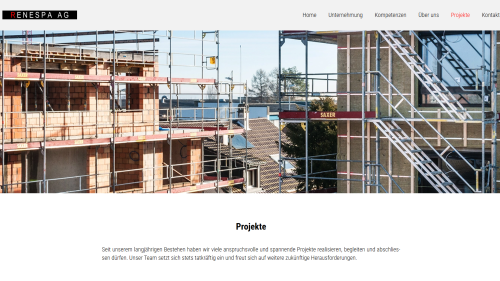 Projekte Kategorie Ansicht