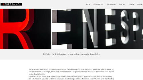 Startseite &Uuml;bersicht