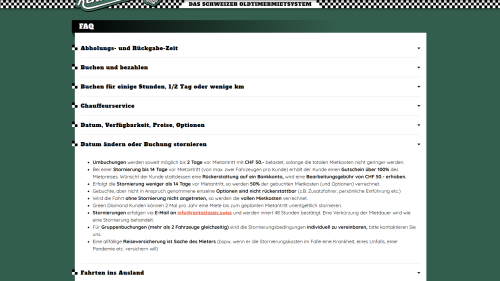 FAQ Akkordeon ge&ouml;ffnet